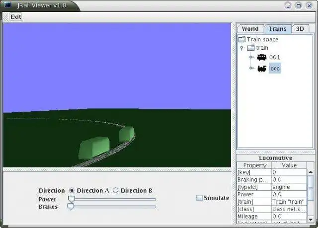 Download web tool or web app JRail The Rail Simulator to run in Linux online