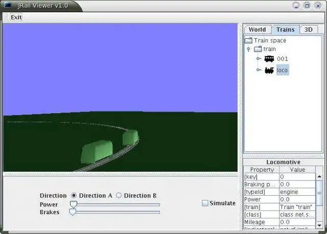 Baixe a ferramenta web ou aplicativo web JRail The Rail Simulator para rodar em Linux online