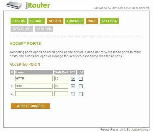 Download web tool or web app jRouter