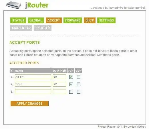 ดาวน์โหลดเครื่องมือเว็บหรือเว็บแอป jRouter