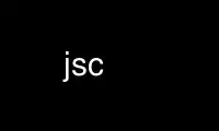 Запустите jsc в бесплатном хостинг-провайдере OnWorks через Ubuntu Online, Fedora Online, онлайн-эмулятор Windows или онлайн-эмулятор MAC OS