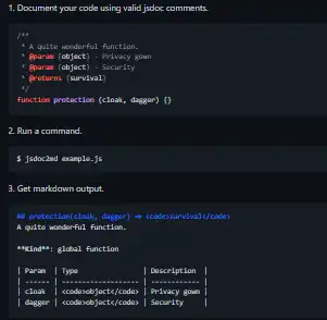 Download web tool or web app jsdoc-to-markdown