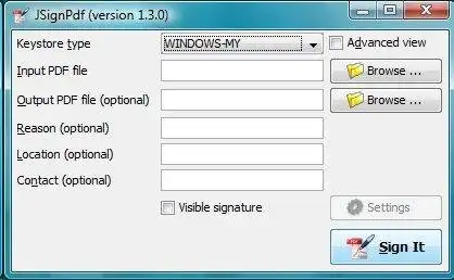 Download webtool of webapp JSignPdf