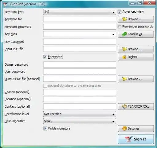 Download webtool of webapp JSignPdf