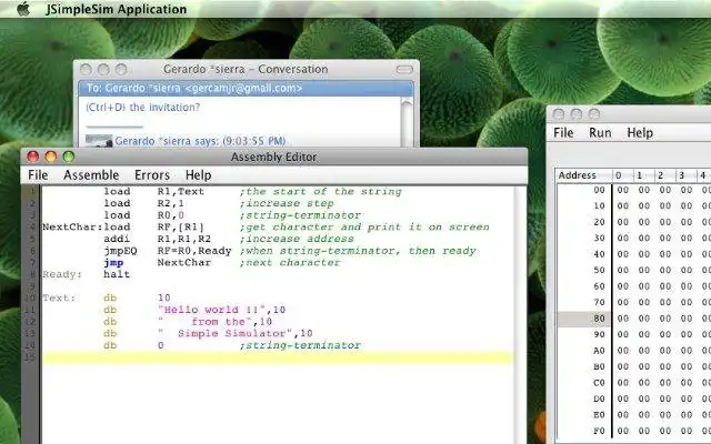 Download web tool or web app JSimpleSim