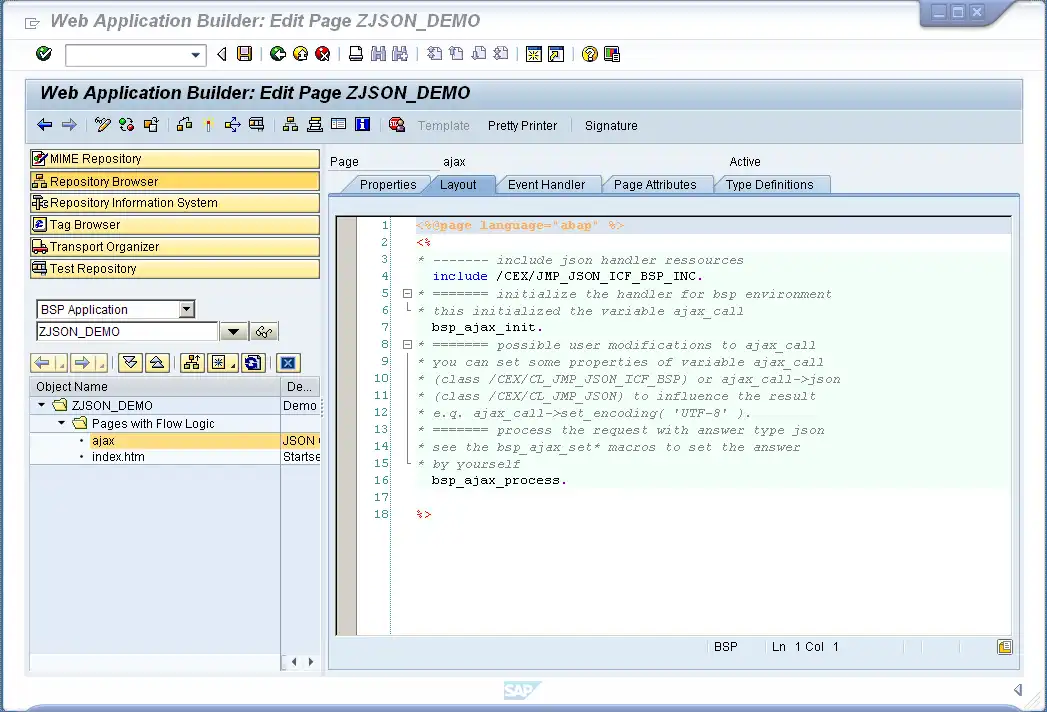 Tải xuống công cụ web hoặc ứng dụng web json4sapnw