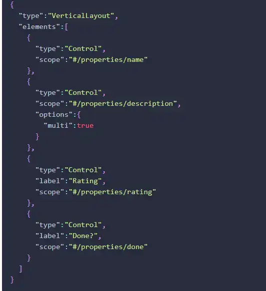 Download web tool or web app JSON Forms