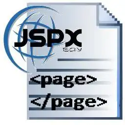 Загрузите веб-инструмент или веб-приложение jspx