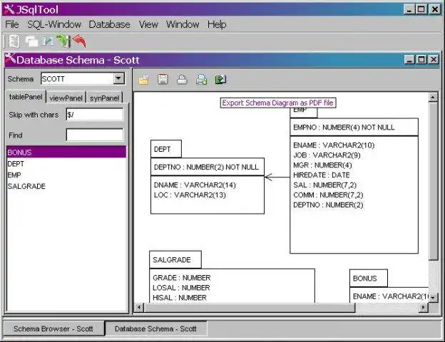 Download web tool or web app JSqlTool