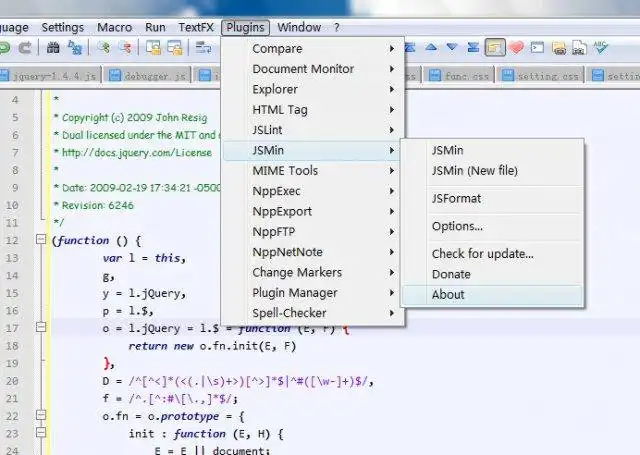 Descargue la herramienta web o la aplicación web JSToolNpp