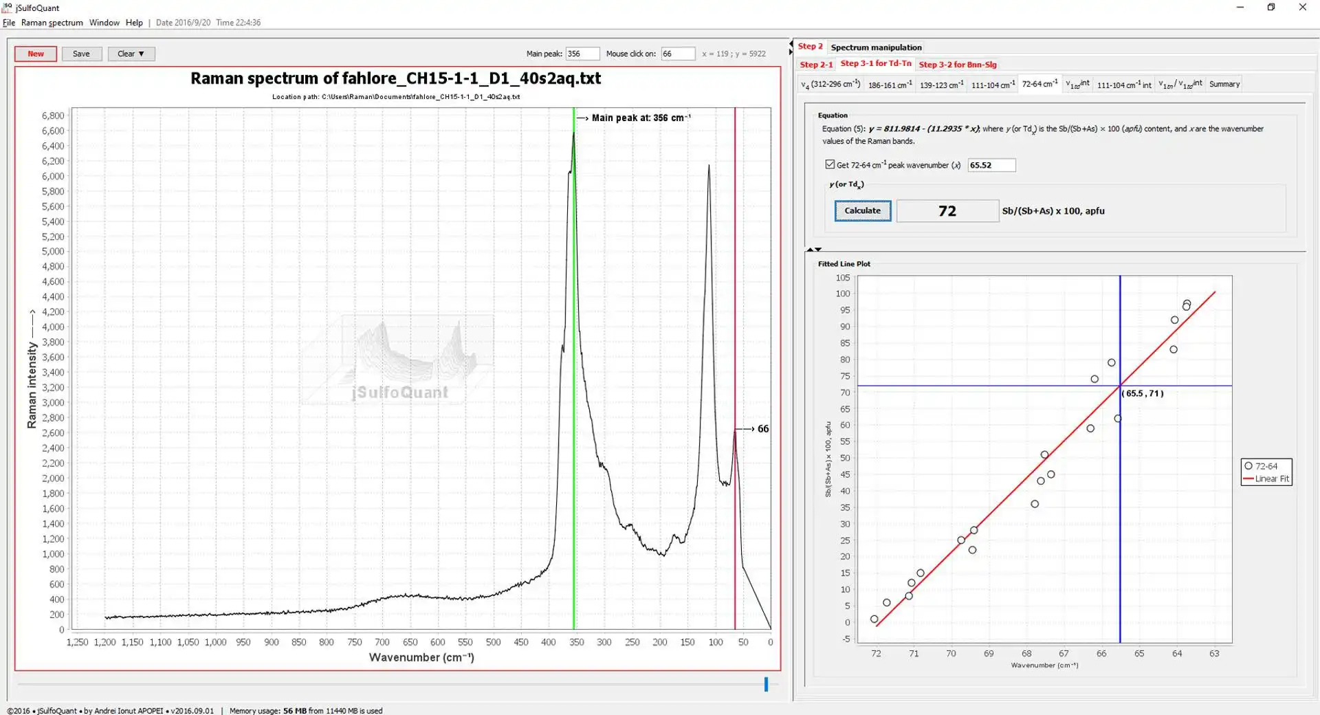 Téléchargez l'outil Web ou l'application Web jSulfoQuant pour l'exécuter sous Windows en ligne sur Linux en ligne