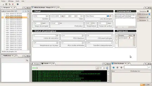 Laden Sie das Web-Tool oder die Web-App JtB Dive LogBook herunter, um es unter Windows online über Linux online auszuführen