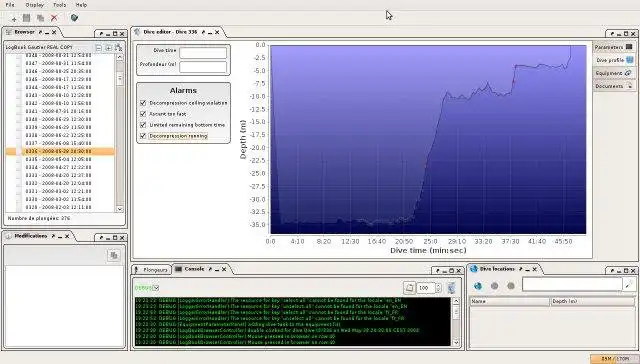 قم بتنزيل أداة الويب أو تطبيق الويب JtB Dive LogBook للتشغيل في Windows عبر الإنترنت عبر Linux عبر الإنترنت