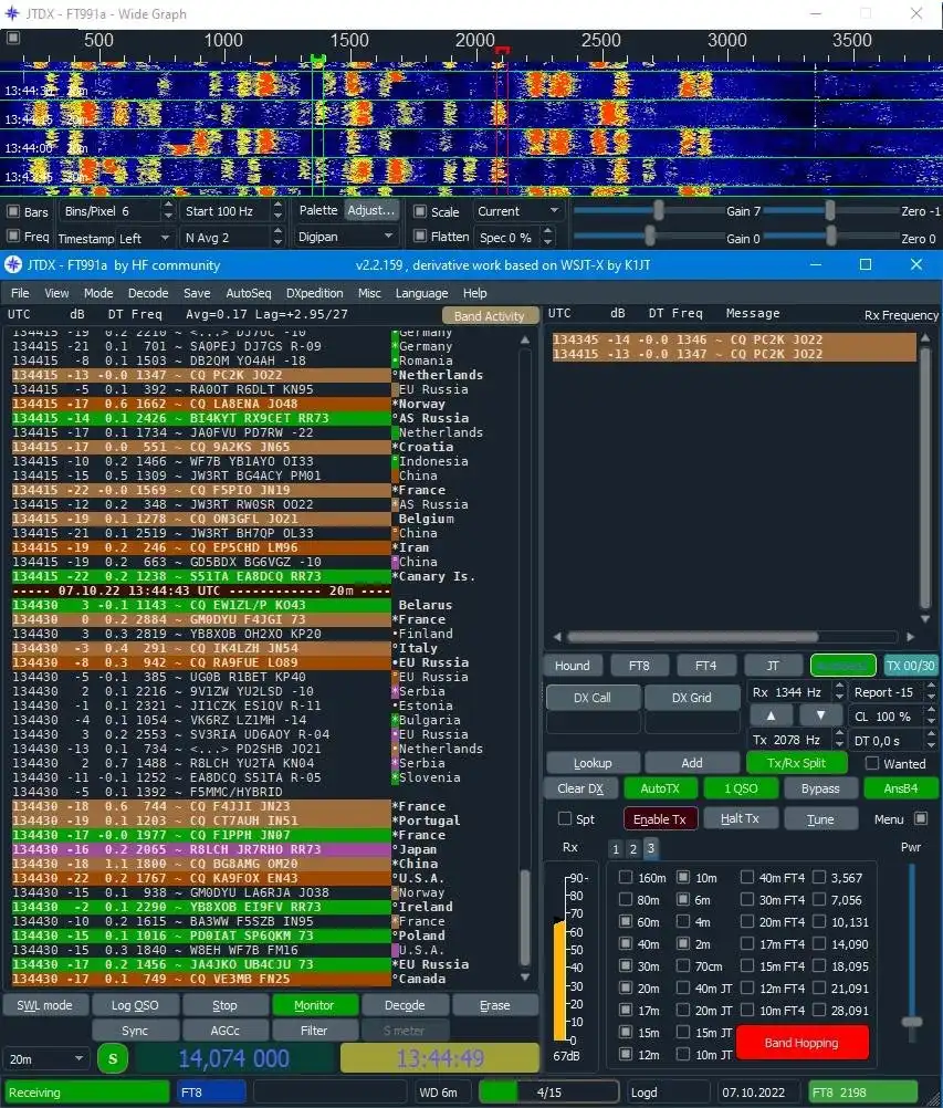 Web ツールまたは Web アプリをダウンロード jtdx_improved