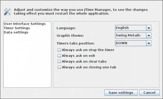 Download web tool or web app JTime Manager