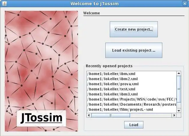 下载网络工具或网络应用程序 JTossim