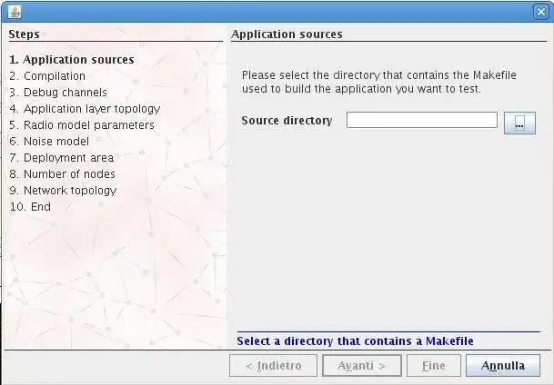 Scarica lo strumento web o l'app web JTossim