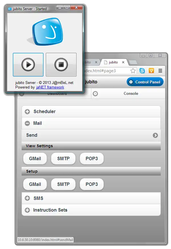 Download web tool or web app Jubito