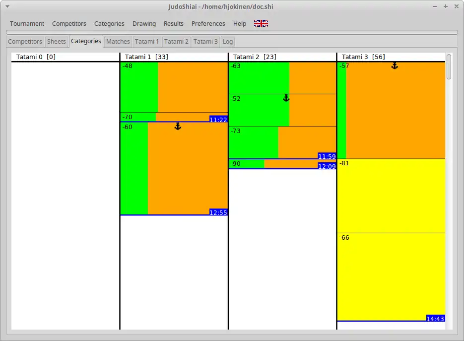 Download web tool or web app JudoShiai