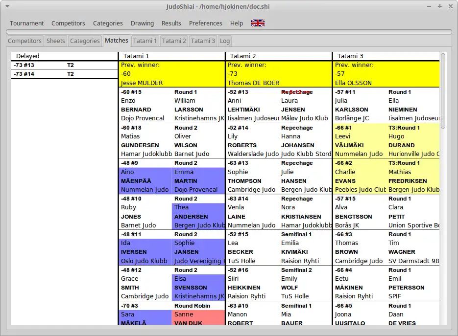 Download web tool or web app JudoShiai