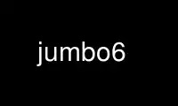 Jumbo6'yı OnWorks ücretsiz barındırma sağlayıcısında Ubuntu Online, Fedora Online, Windows çevrimiçi emülatörü veya MAC OS çevrimiçi emülatörü üzerinden çalıştırın