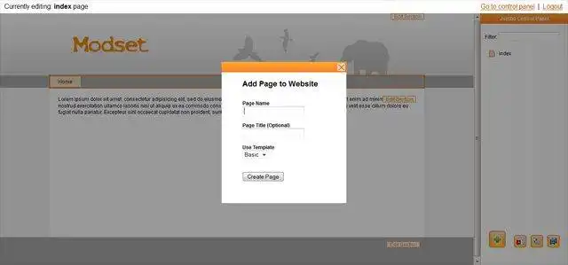 Unduh alat web atau aplikasi web Jumbo Website Manager