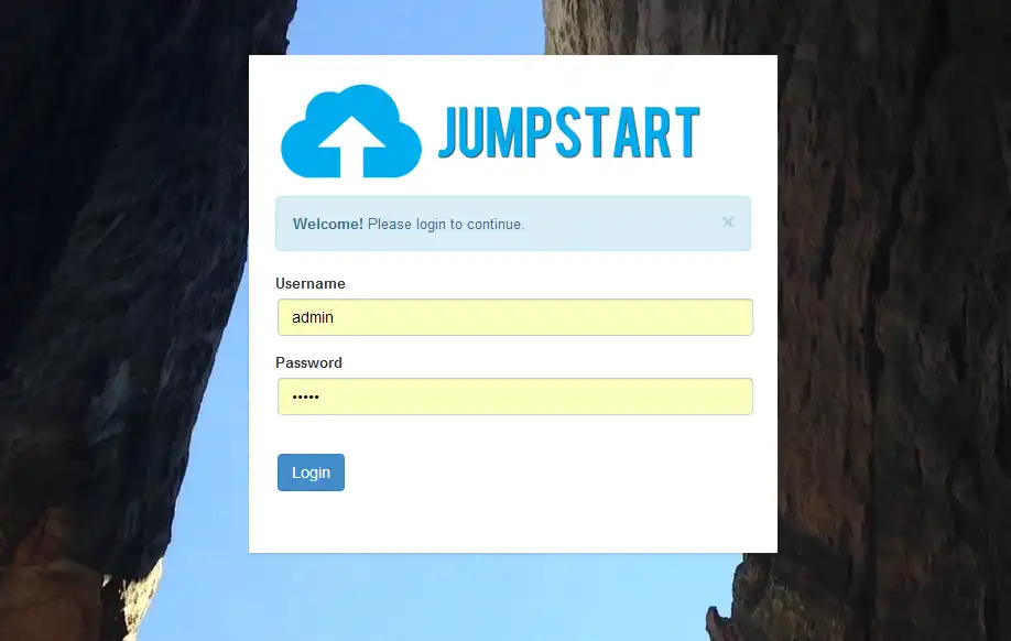Muat turun alat web atau aplikasi web Jumpstart CMS