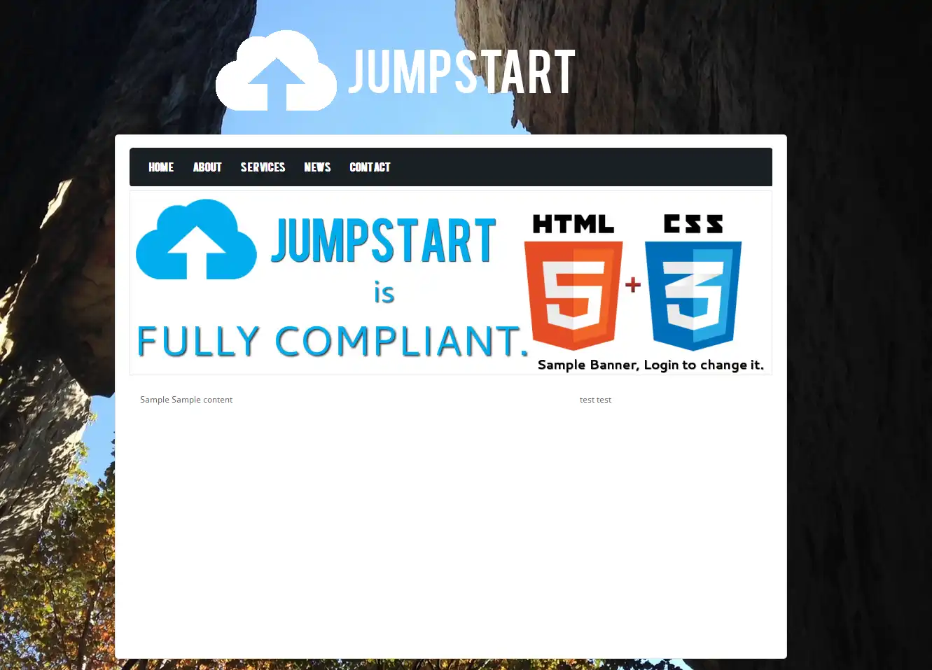 הורד כלי אינטרנט או אפליקציית אינטרנט Jumpstart CMS