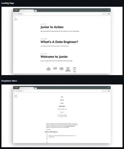 Download web tool or web app Junior
