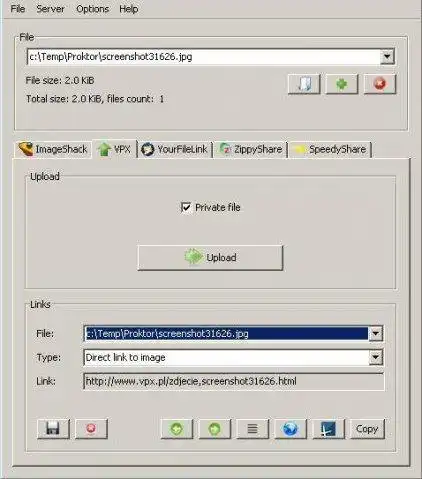 Download web tool or web app JUploader