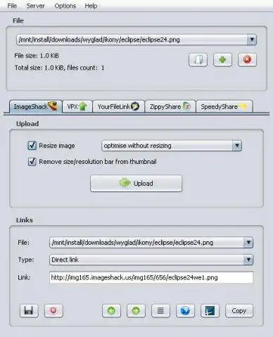 Download web tool or web app JUploader