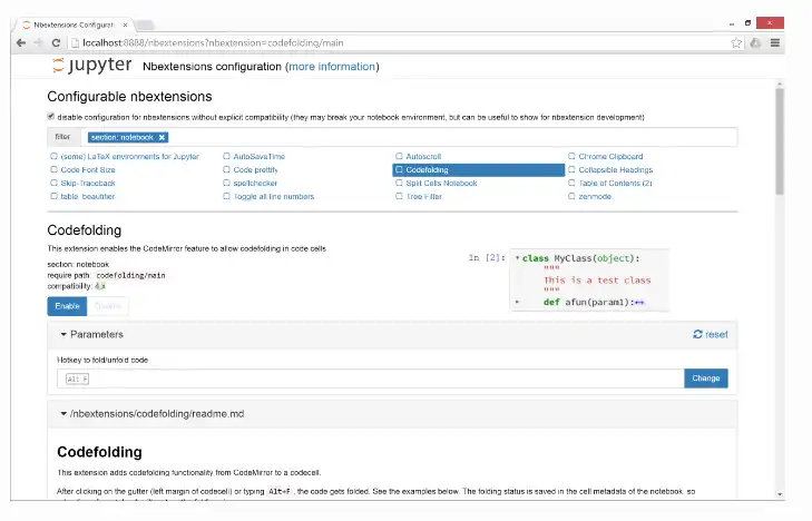 Muat turun alat web atau sambungan apl web Jupyter Notebooks