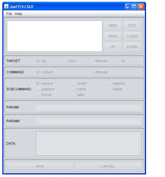 Download web tool or web app JustTE4J Java Web Template Engine