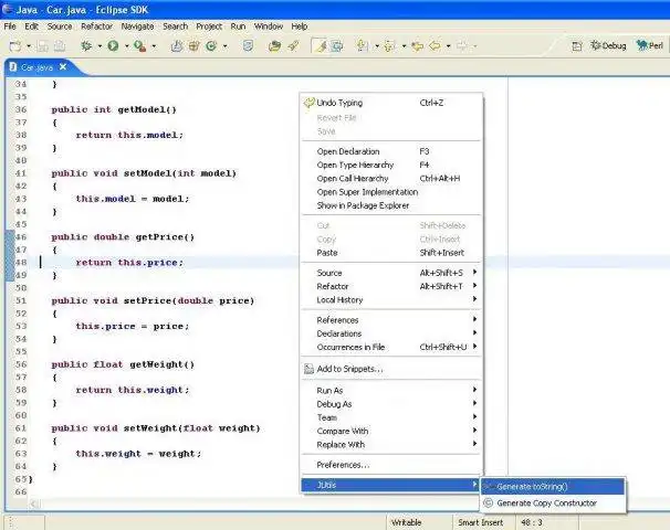 Baixe a ferramenta da web ou o aplicativo da web JUtils ToString Generator