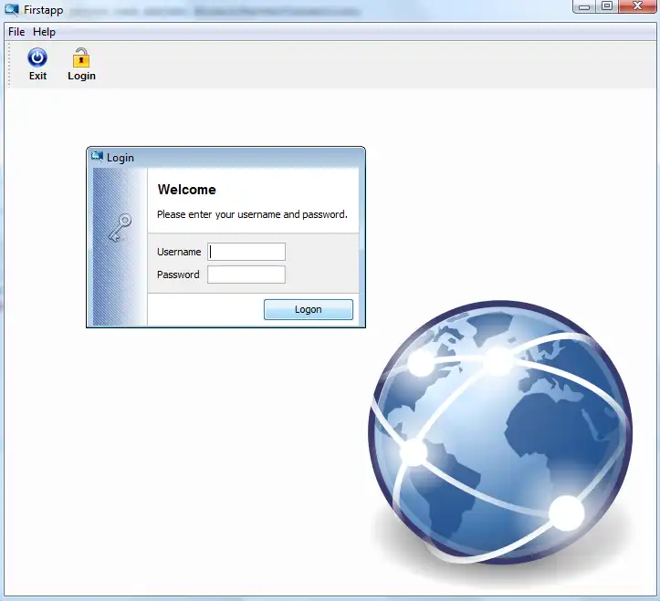 Download web tool or web app JVx First Application
