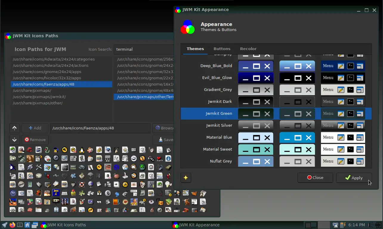 Descargue la herramienta web o la aplicación web JWM Kit Linux