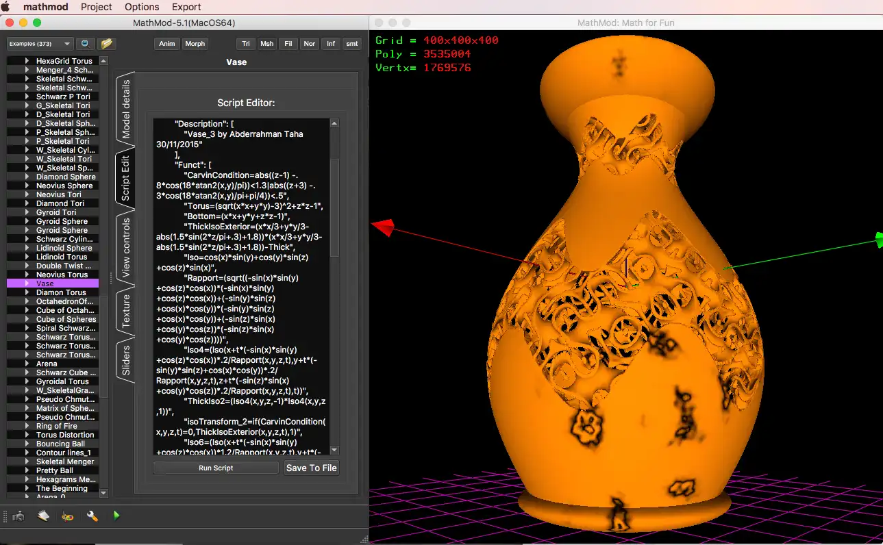 Web ツールまたは Web アプリ K3DSurf をダウンロード