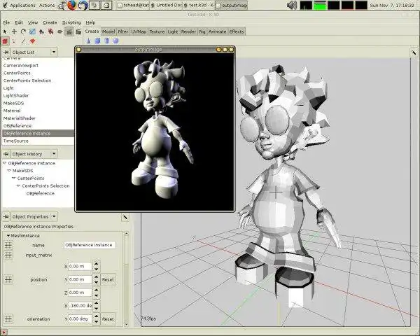 Scarica lo strumento web o l'app web K-3D per eseguirlo online su Linux