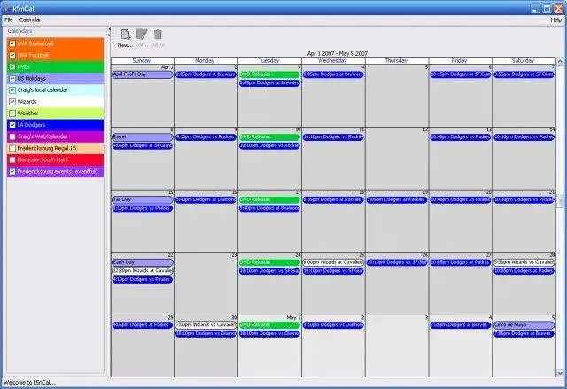 Download web tool or web app k5n Desktop Calendar