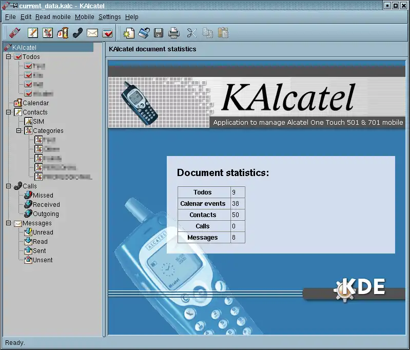 Download web tool or web app KAlcatel