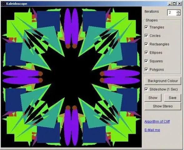 הורד כלי אינטרנט או אפליקציית אינטרנט Kaleidoscope - Stereo