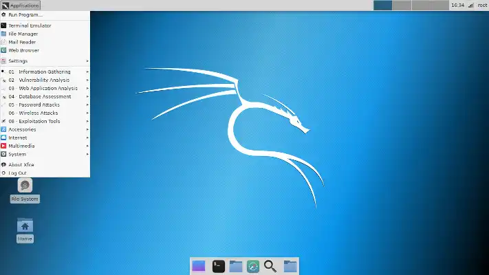 Kostenlos Kali Linux online