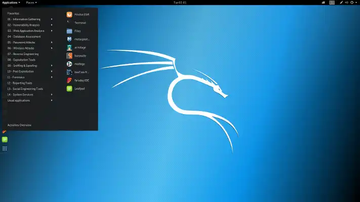 ຟຣີ Kali Linux ອອນໄລນ໌