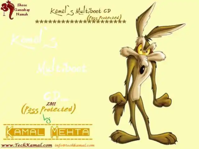 下载网络工具或网络应用程序 Kamal 的 Multiboot Cd