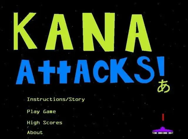 Download web tool or web app Kana Attacks!