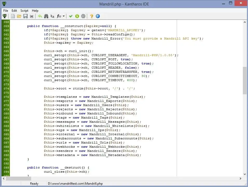 Download web tool or web app Kantharos IDE