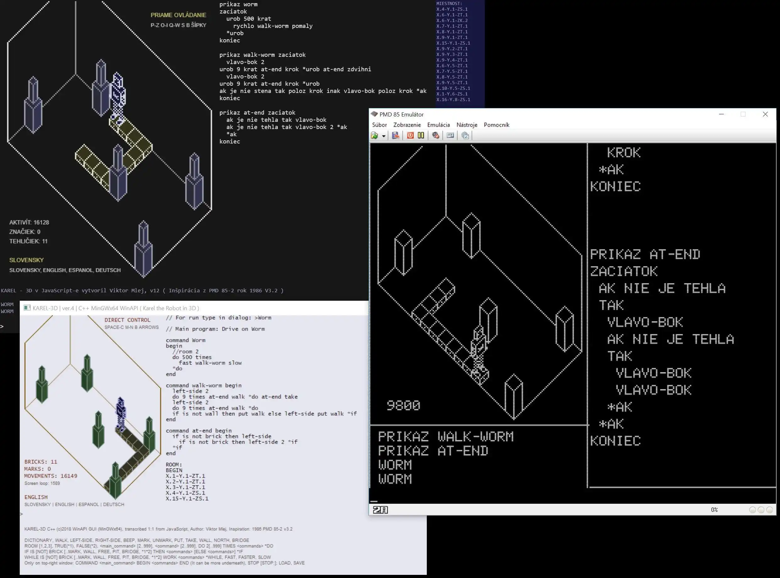 Download web tool or web app KAREL 3D C++  ( Karel the Robot in 3D )