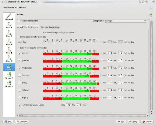 Download web tool or web app KChildlock