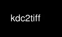 Execute kdc2tiff no provedor de hospedagem gratuita OnWorks no Ubuntu Online, Fedora Online, emulador online do Windows ou emulador online do MAC OS