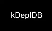 Run kDepIDB in OnWorks free hosting provider over Ubuntu Online, Fedora Online, Windows online emulator or MAC OS online emulator